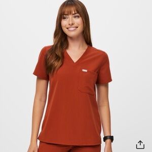 FIGS burnt orange set